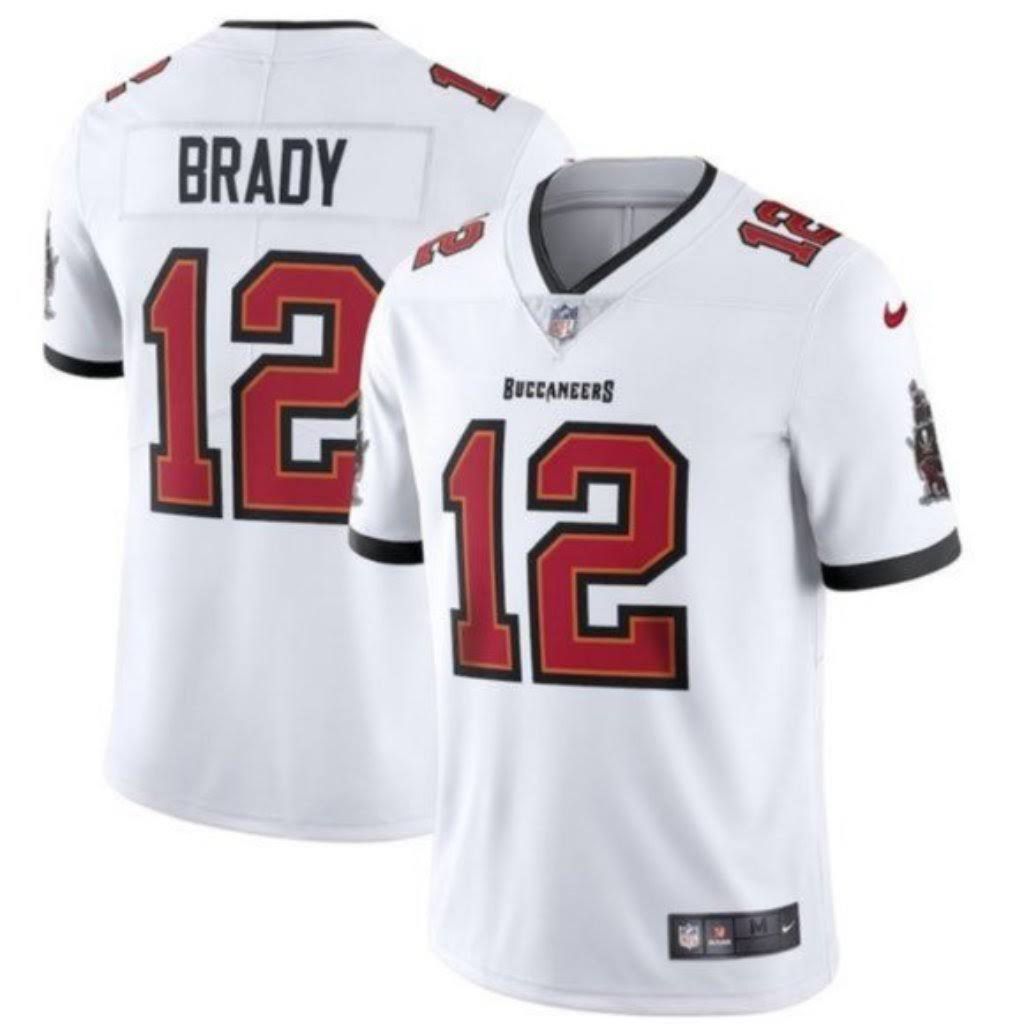 Men Tampa Bay Buccaneers #12 Tom Brady Nike White Vapor Limited NFL Jersey->tampa bay buccaneers->NFL Jersey